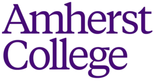 Amherst College wordmark stacked Purple Stomp 700px