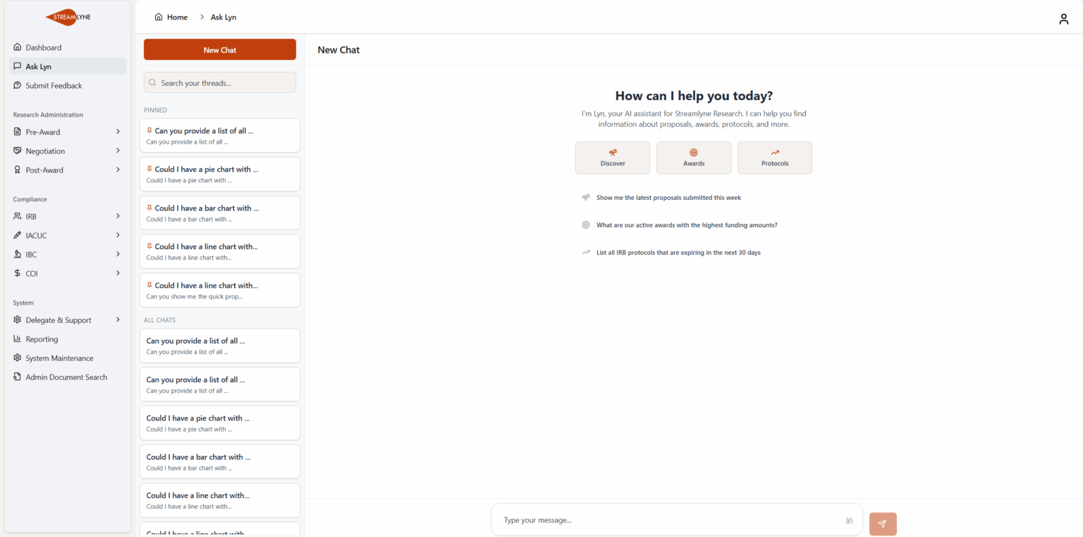 Streamlyne Research AI 14 LYN