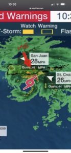 hurricane warning in puerto rico